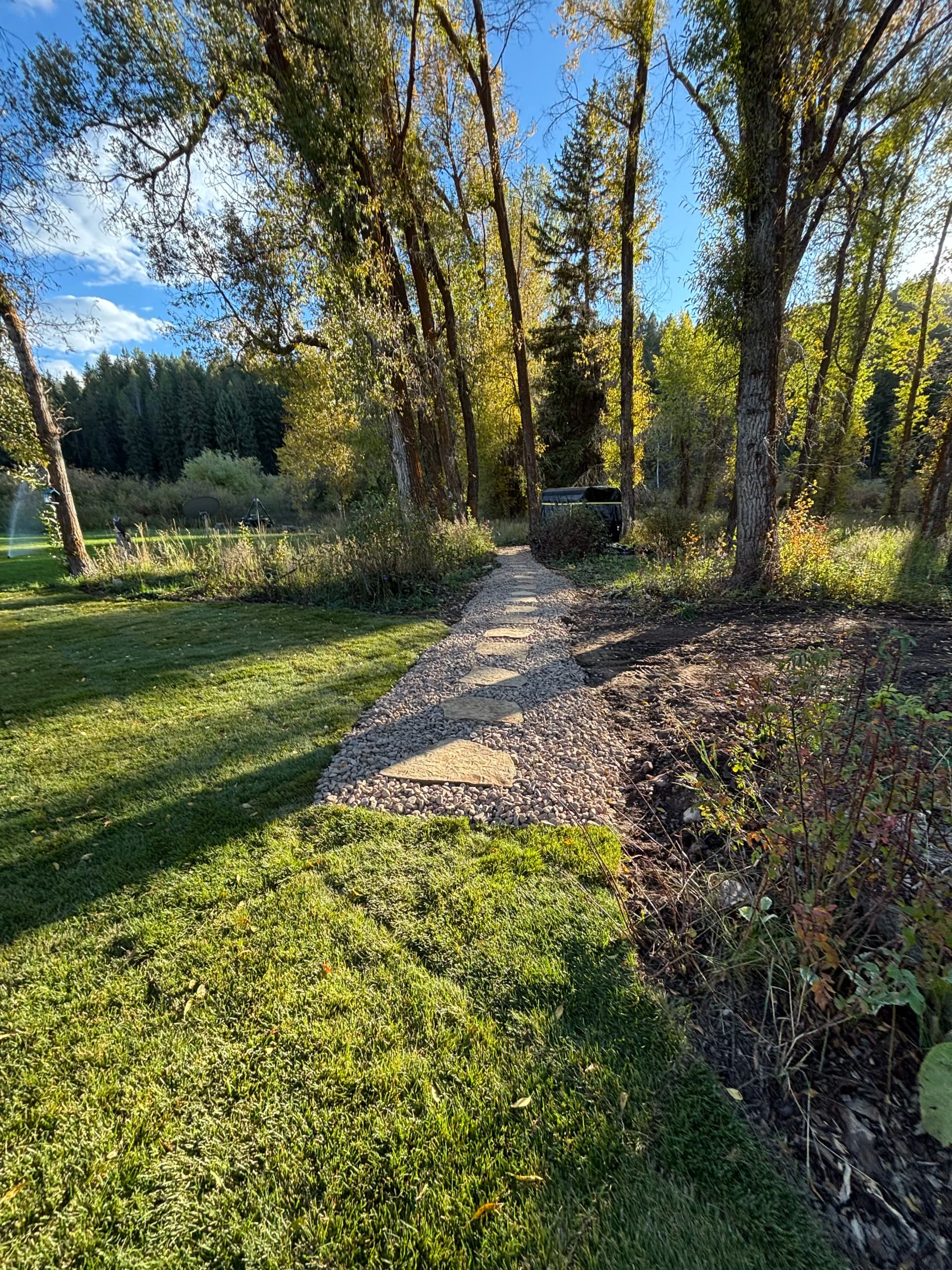 Gallery photos for Sod, Irrigation, Stepping Stones and Fresh Beds Done Right: Image #1