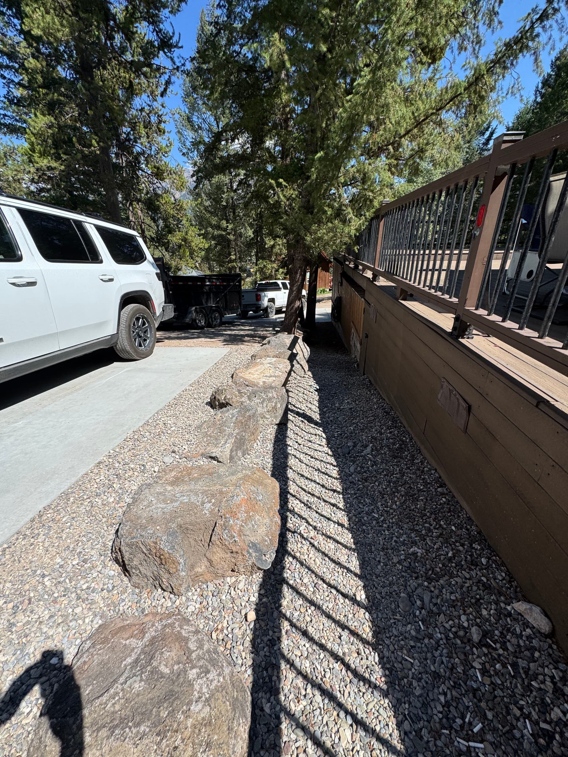 Rock Wall Installation in Alpine